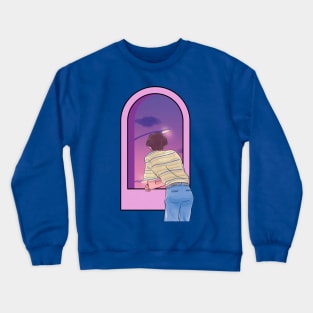 anime guy Crewneck Sweatshirt